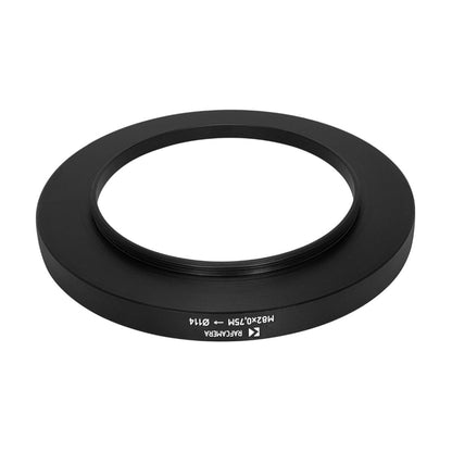 M82x0.75 male thread to 114mm outer diameter adapter