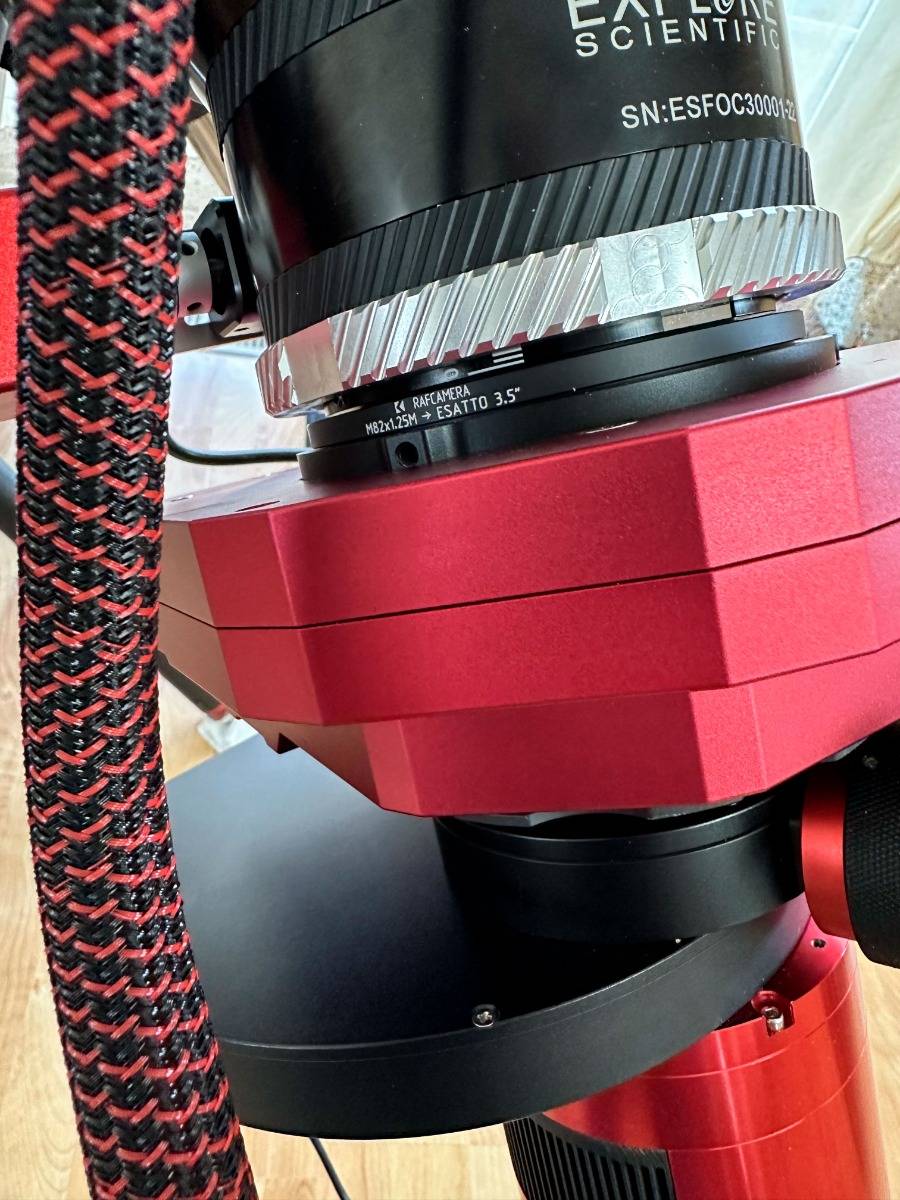 M82x1.25 male thread to Esatto 3.5" adapter