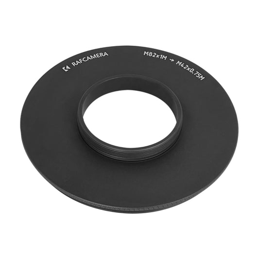 M82x1 male to M42x0.75 (T2) male thread adapter
