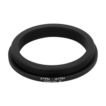 M82x1 male to M68x1 female thread adapter, 5mm