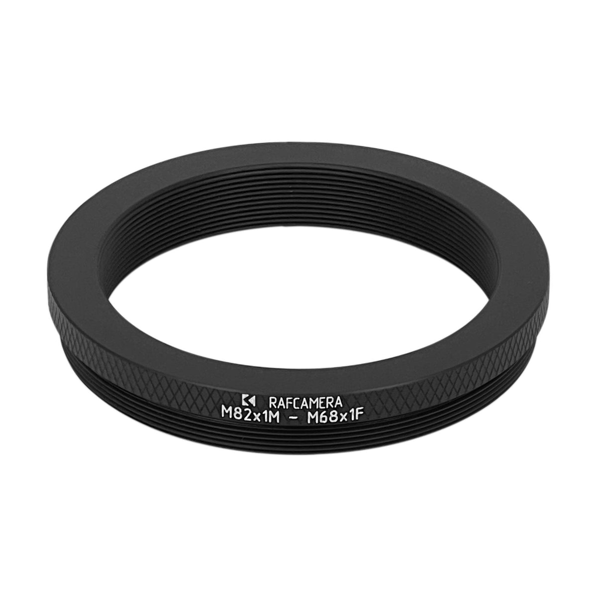 M82x1 male to M68x1 female thread adapter