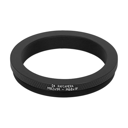 M82x1 male to M68x1 female thread adapter