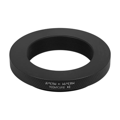 M83x1 male to M63x1 female thread adapter for FLT91 and ARCO 3" rotator