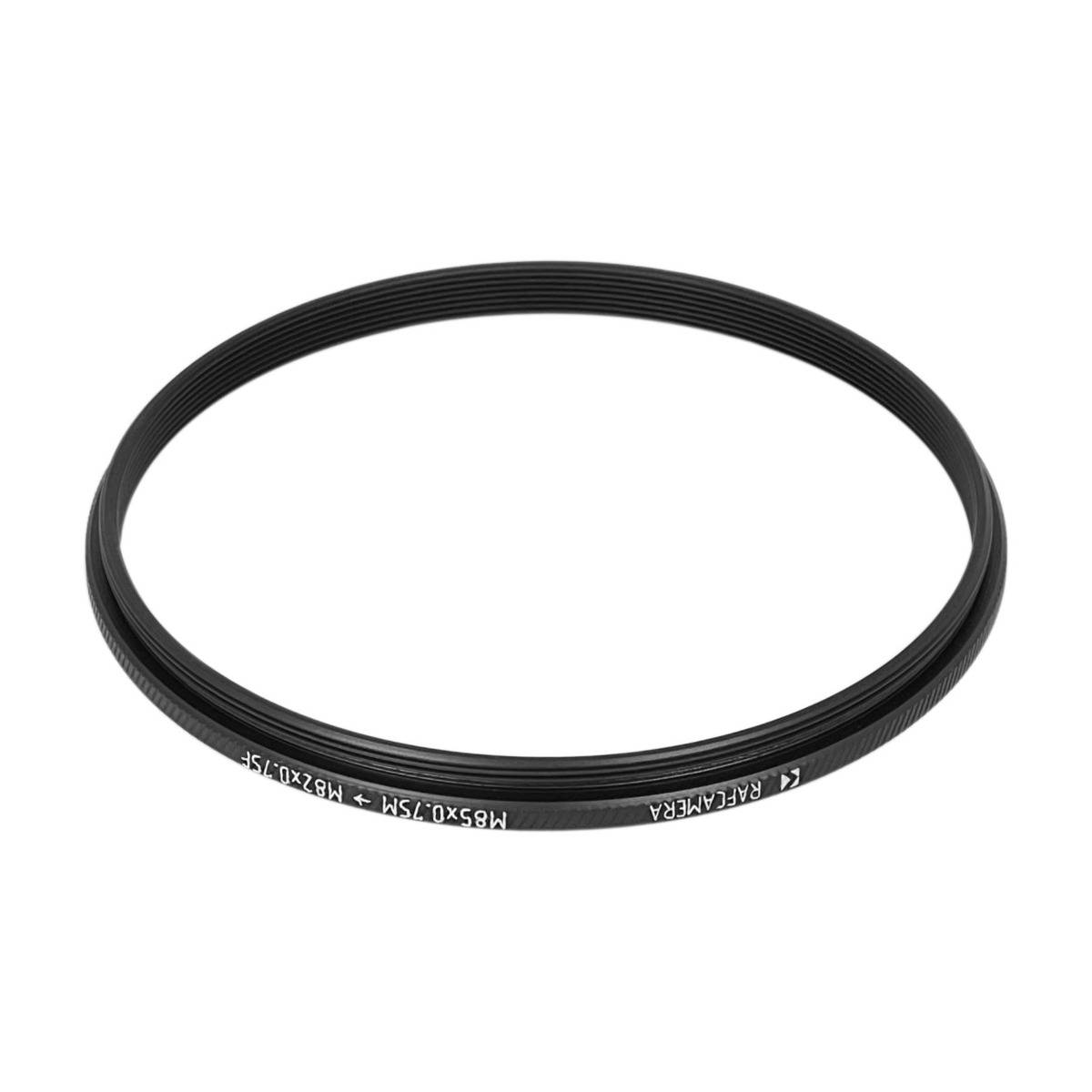 M85x0.75 male to M82x0.75 female thread adapter