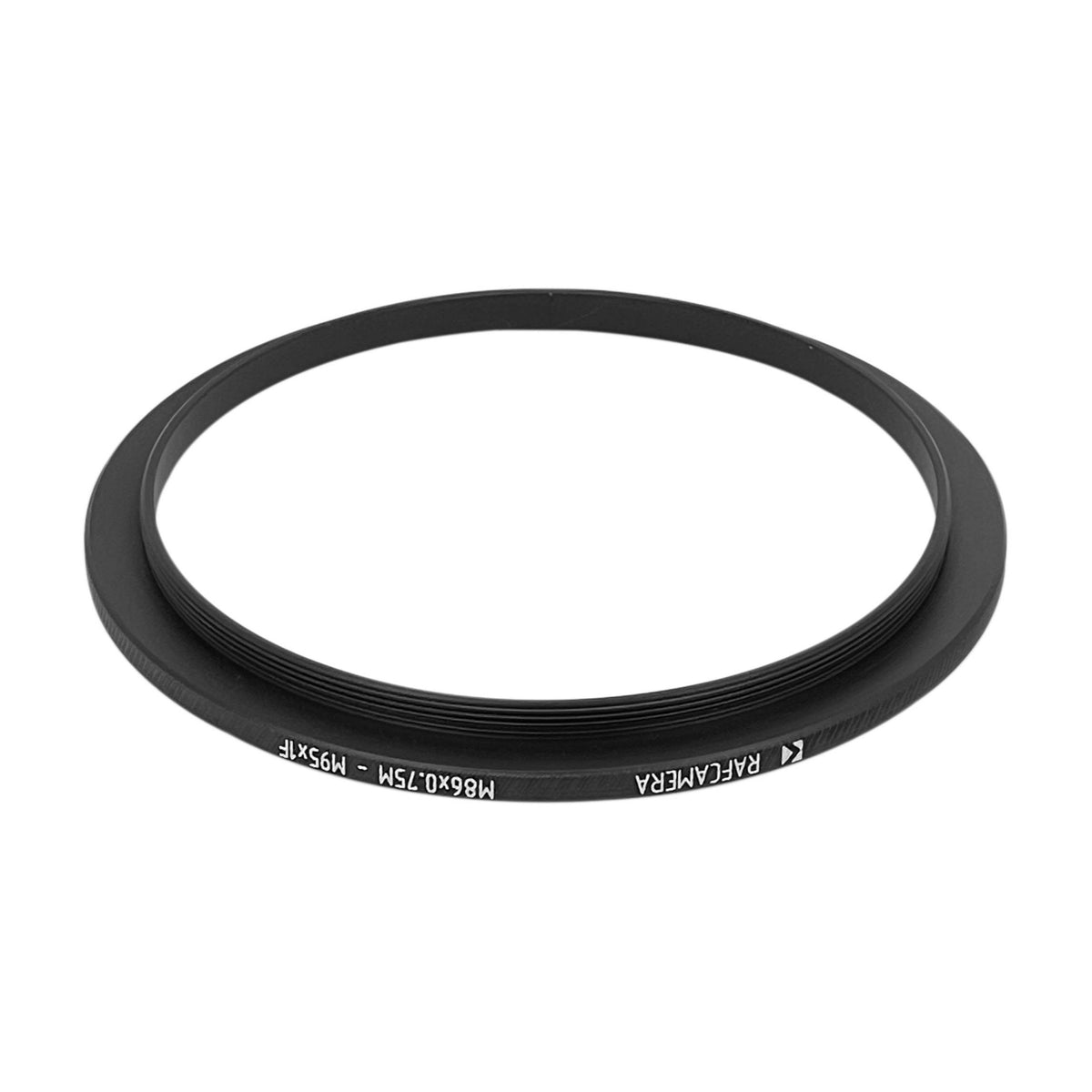M86x0.75 male to M95x1 female thread adapter
