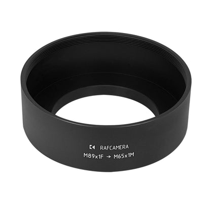M89x1 female to M65x1 male thread adapter for Doppel Plasmat 4/270mm lens