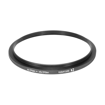 M90x0.75 male to M95x0.75 female thread adapter (90mm to 95mm step-up ring)