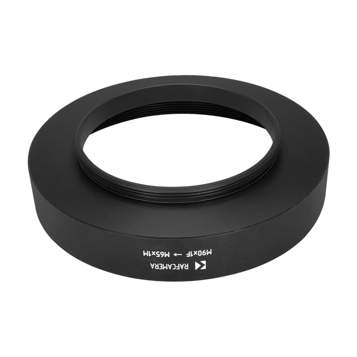 M90x1 female to M65x1 male thread adapter