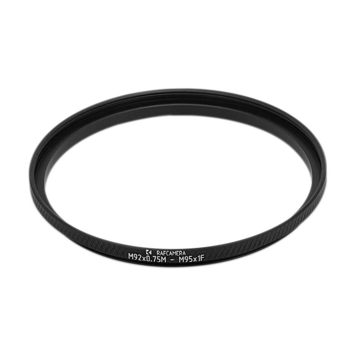 M92x0.75 male to M95x1 female thread adapter