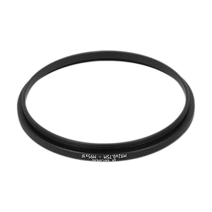 M92x0.75 male to M95x1 female thread adapter
