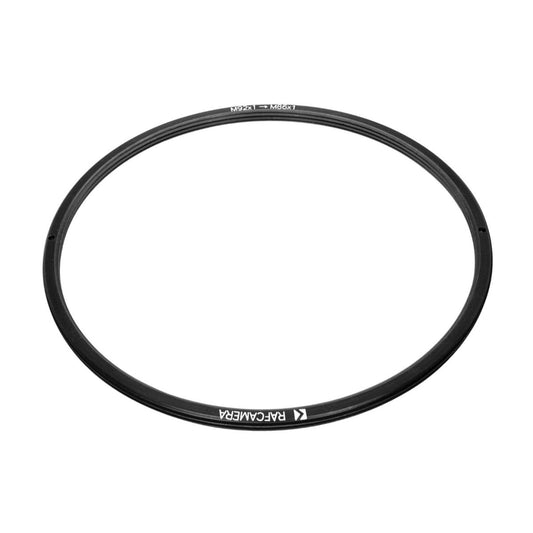 M92x1 male to M86x1 female thread adapter (92mm to 86mm step-down ring), flat