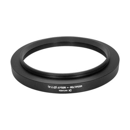 M95x0.75 male to M95x1 female thread adapter with 114mm outer diameter