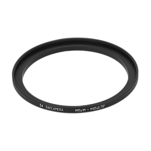 M95x1 male to M105x0.75 female thread adapter
