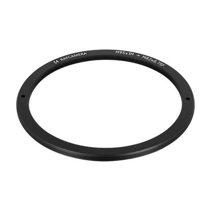 M95x1 male to M82x0.75 female thread adapter, flangeless