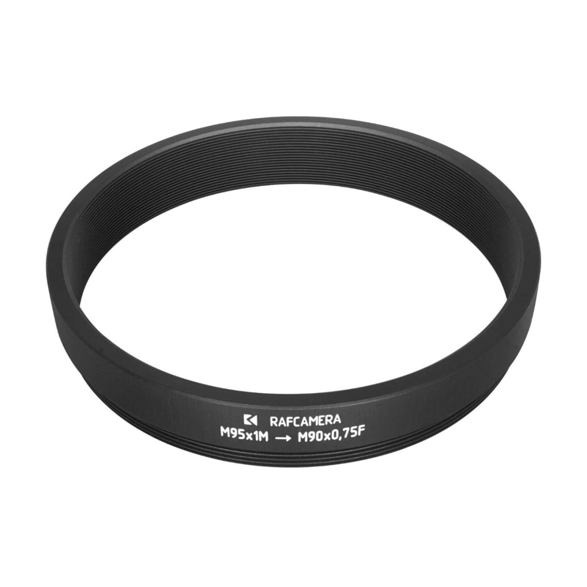 M95x1 male to M90x0.75 female thread adapter