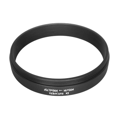 M95x1 male to M90x0.75 female thread adapter