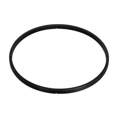 M95x1 male to M90x1 female thread adapter, flangeless
