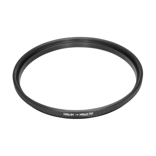 M95x1 male to M95x0.75 female thread adapter (step-down ring)