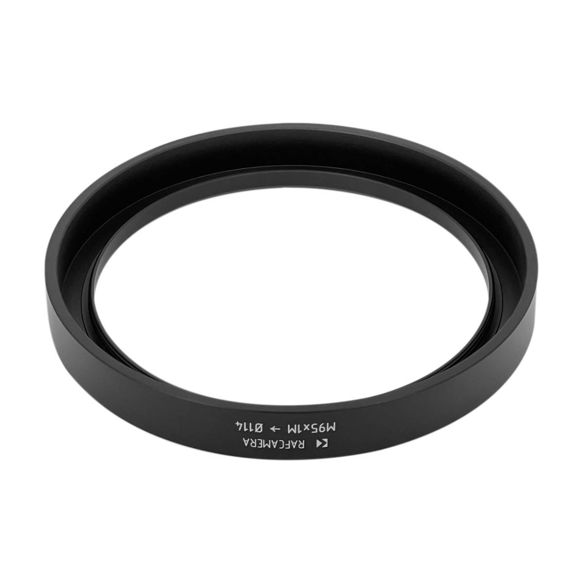 M95x1 male thread to 114mm outer diameter adapter for matte box
