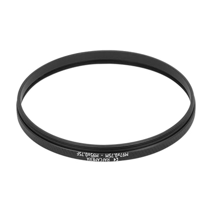 M97x0.75 male to M95x0.75 female thread adapter (step ring)