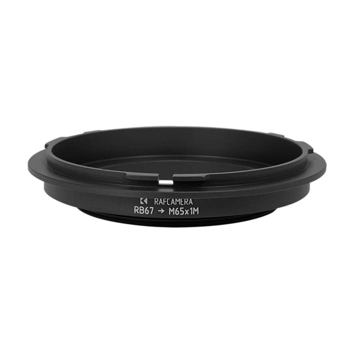 Mamiya RB67 lens to M65x1 male thread adapter