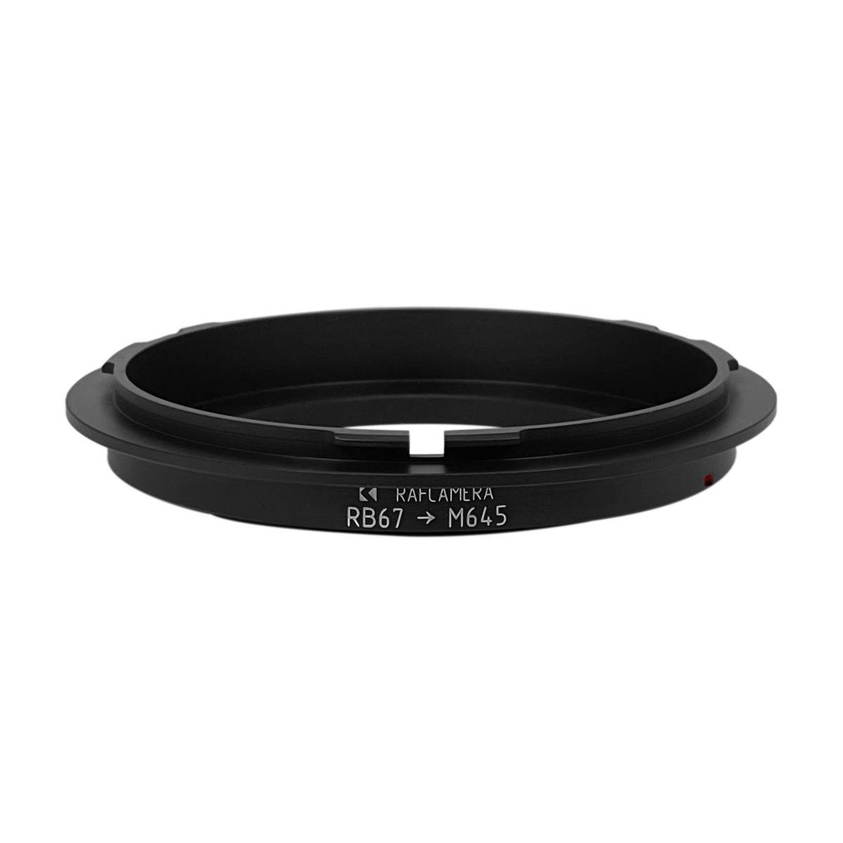 Mamiya RB67 lens to Mamiya 645 camera mount adapter for bellows