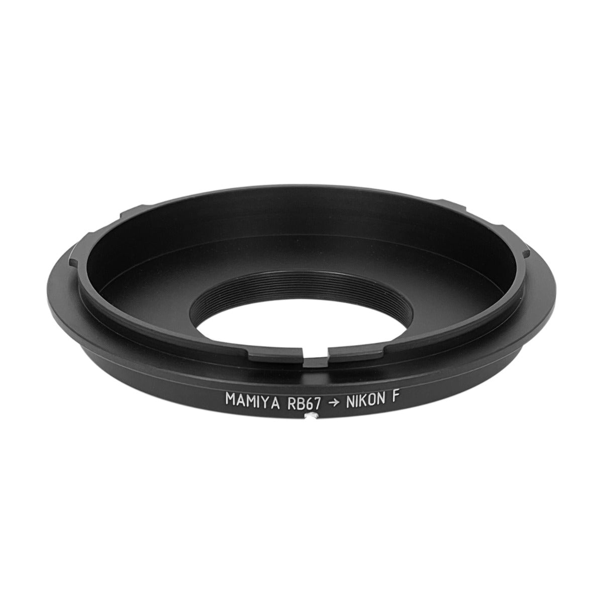 Mamiya RB67 lens to Nikon F camera mount adapter for bellows