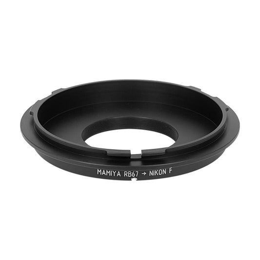 Mamiya RB67 lens to Nikon F camera mount adapter for bellows