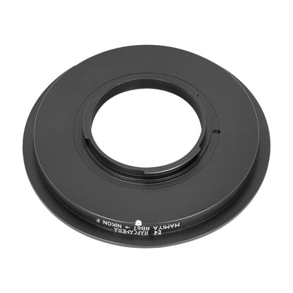 Mamiya RB67 lens to Nikon F camera mount adapter for bellows