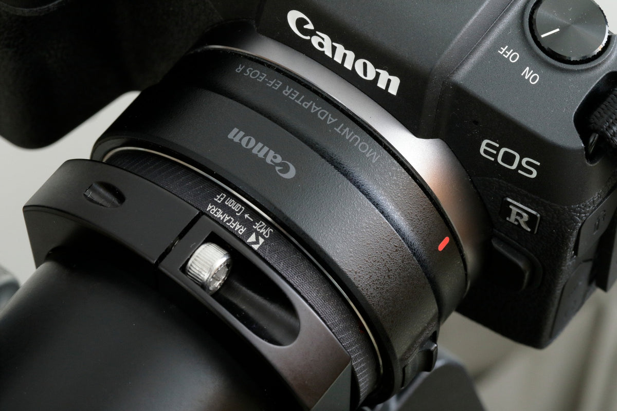 SM2 female thread to Canon EOS EF camera mount adapter