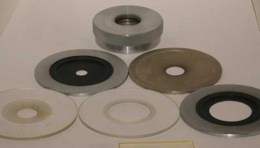 Set of objectives, eyepieces, accessories for reflected light