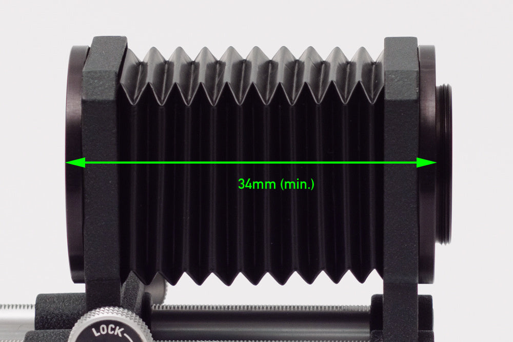 Novoflex Minolta Bellows rear plate with M39x1 male thread