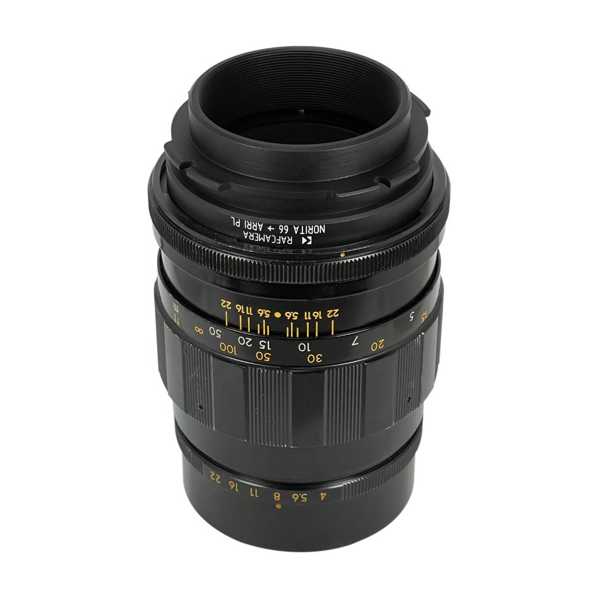 Norita-66 lens to Arri PL camera mount adapter