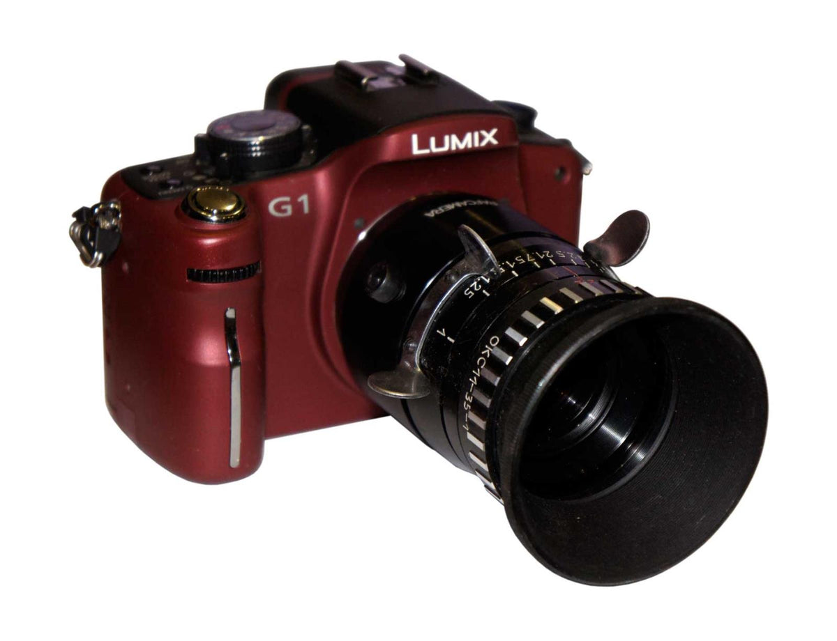 OCT-18 lens to MFT (micro 4/3) camera mount adapter, simplified