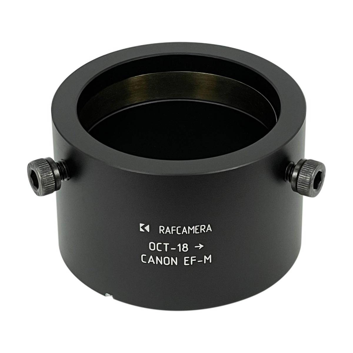 OCT-18 lens to Canon EOS EF-M camera mount adapter
