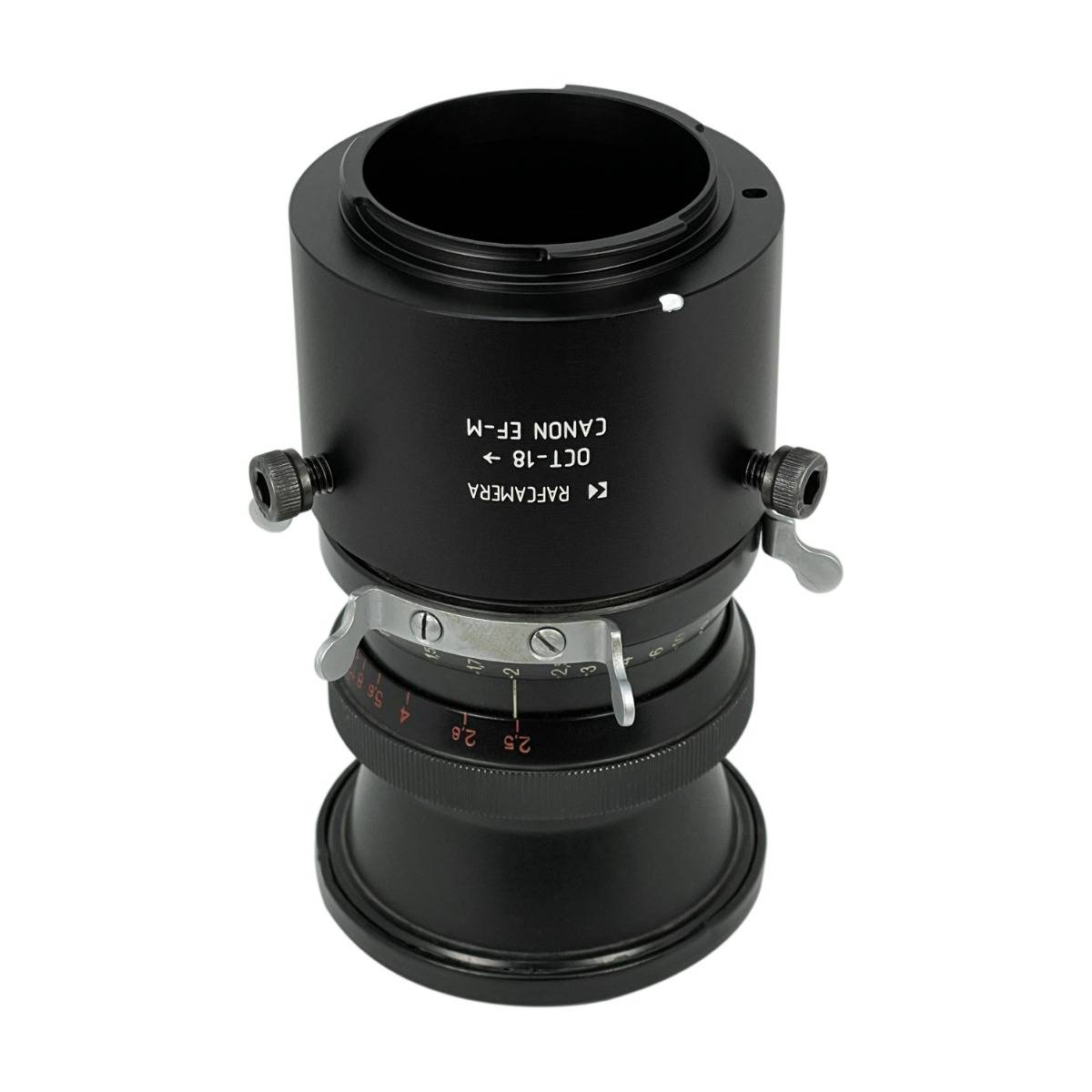 OCT-18 lens to Canon EOS EF-M camera mount adapter