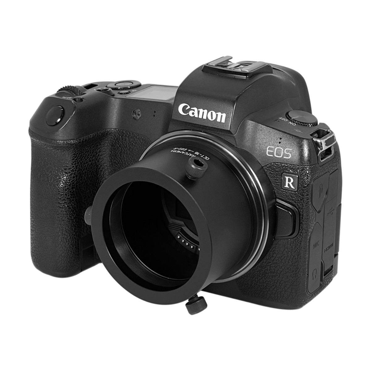 OCT-18 lens to Canon EOS-R camera mount adapter, simple