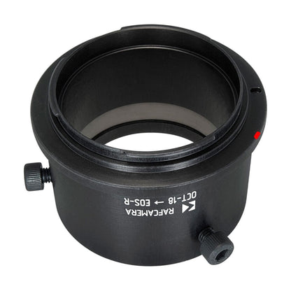 OCT-18 lens to Canon EOS-R camera mount adapter, simple