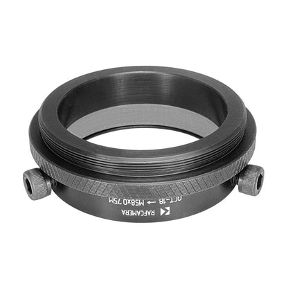 OCT-18 lens to M58x0.75 male thread helicoid adapter