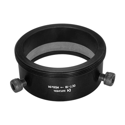 OCT-18 lens to M58x1 male thread adapter for helicoids