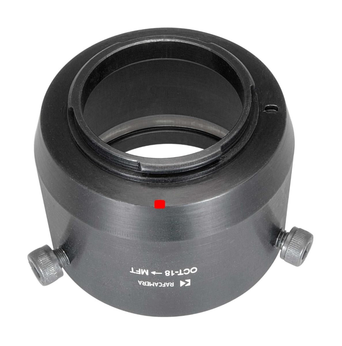OCT-18 lens to MFT (micro 4/3) camera mount adapter, simplified