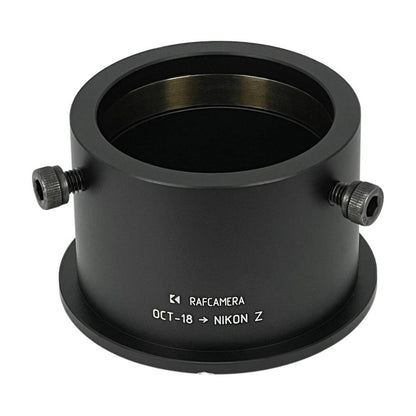 OCT-18 lens to Nikon Z camera mount adapter