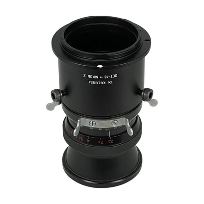 OCT-18 lens to Nikon Z camera mount adapter