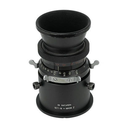 OCT-18 lens to Nikon Z camera mount adapter