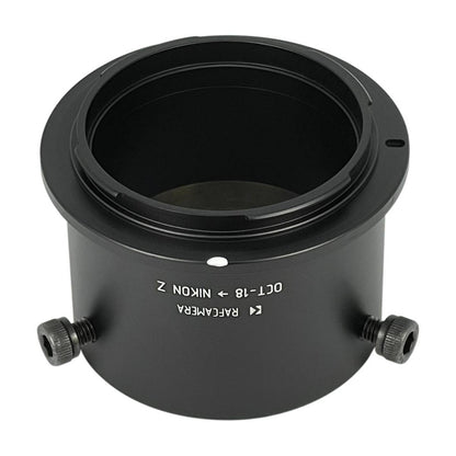 OCT-18 lens to Nikon Z camera mount adapter