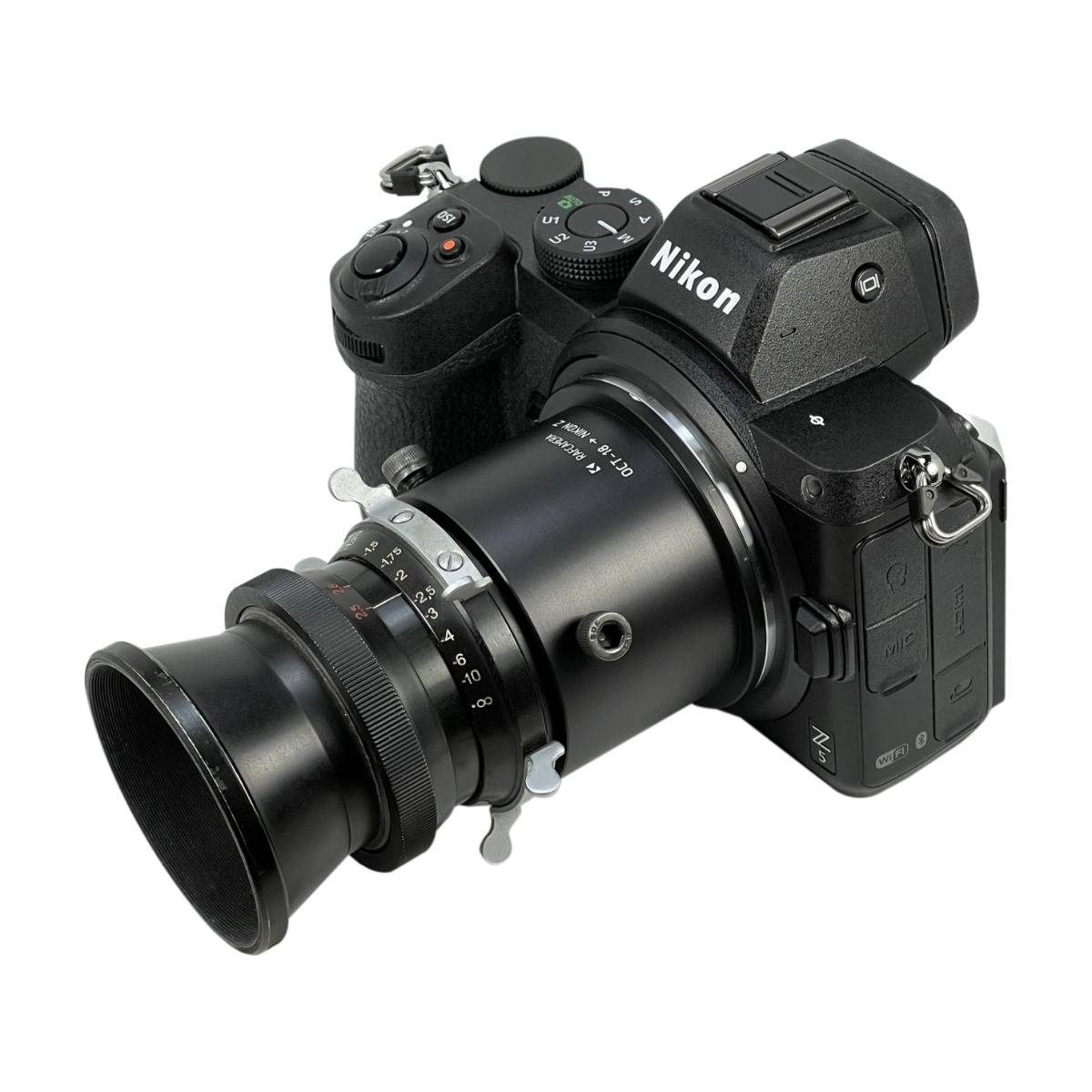 OCT-18 lens to Nikon Z camera mount adapter