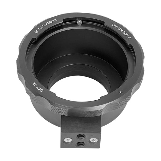 OCT-19 lens to Canon EOS-R camera mount adapter
