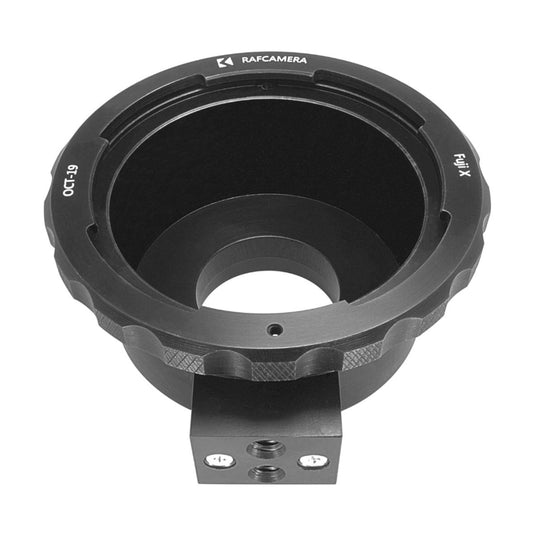 OCT-19 lens to Fuji X-Mount (FX) camera mount adapter