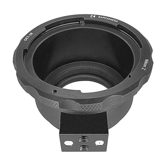 OCT-19 lens to Nikon Z camera mount adapter