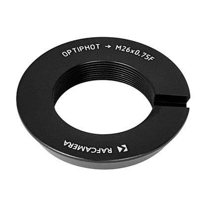 44mm dovetail (Optiphot) to M26x0.75 female thread adapter
